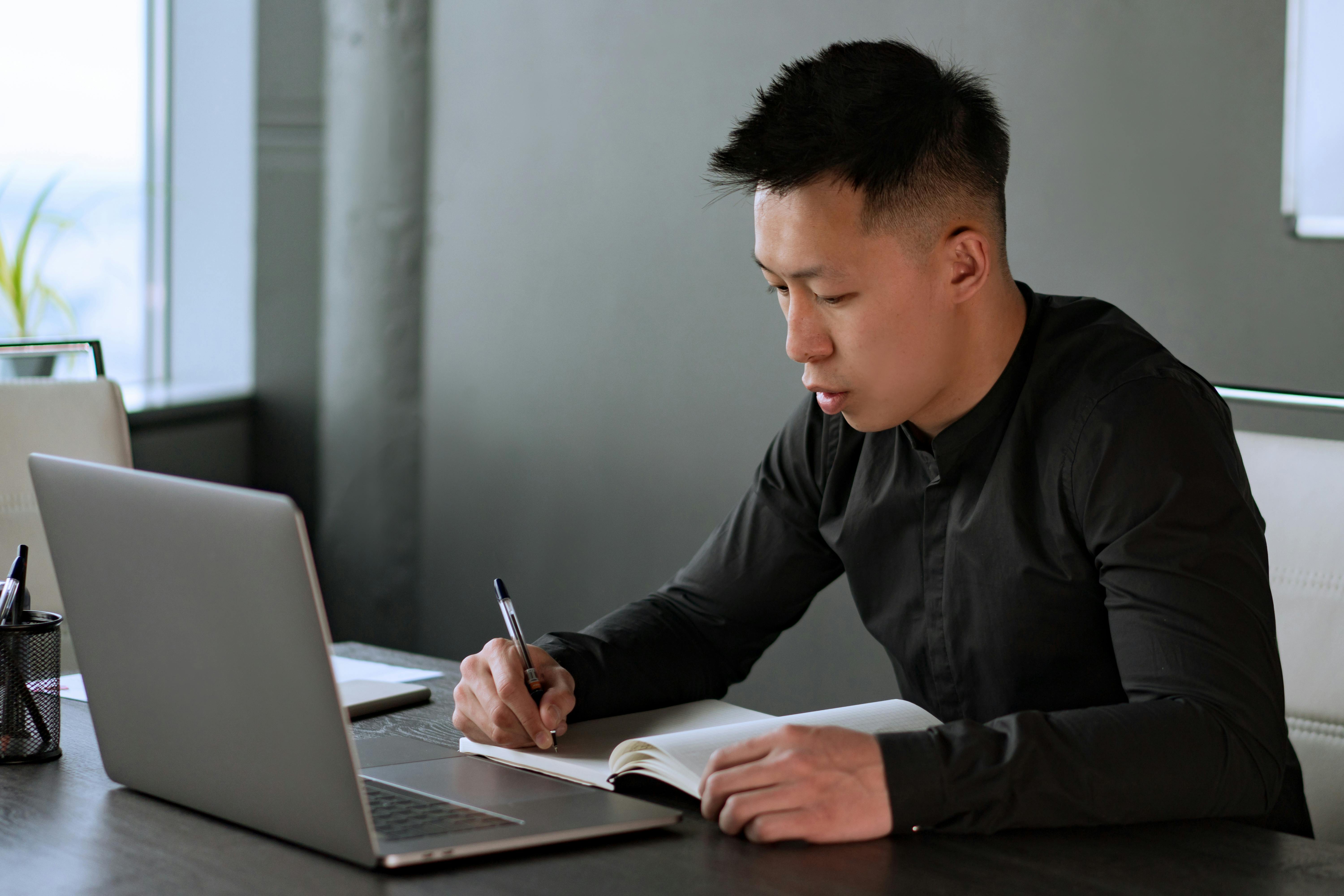 Learner concentrating during an online assessment—representing candidate-focused exam delivery.